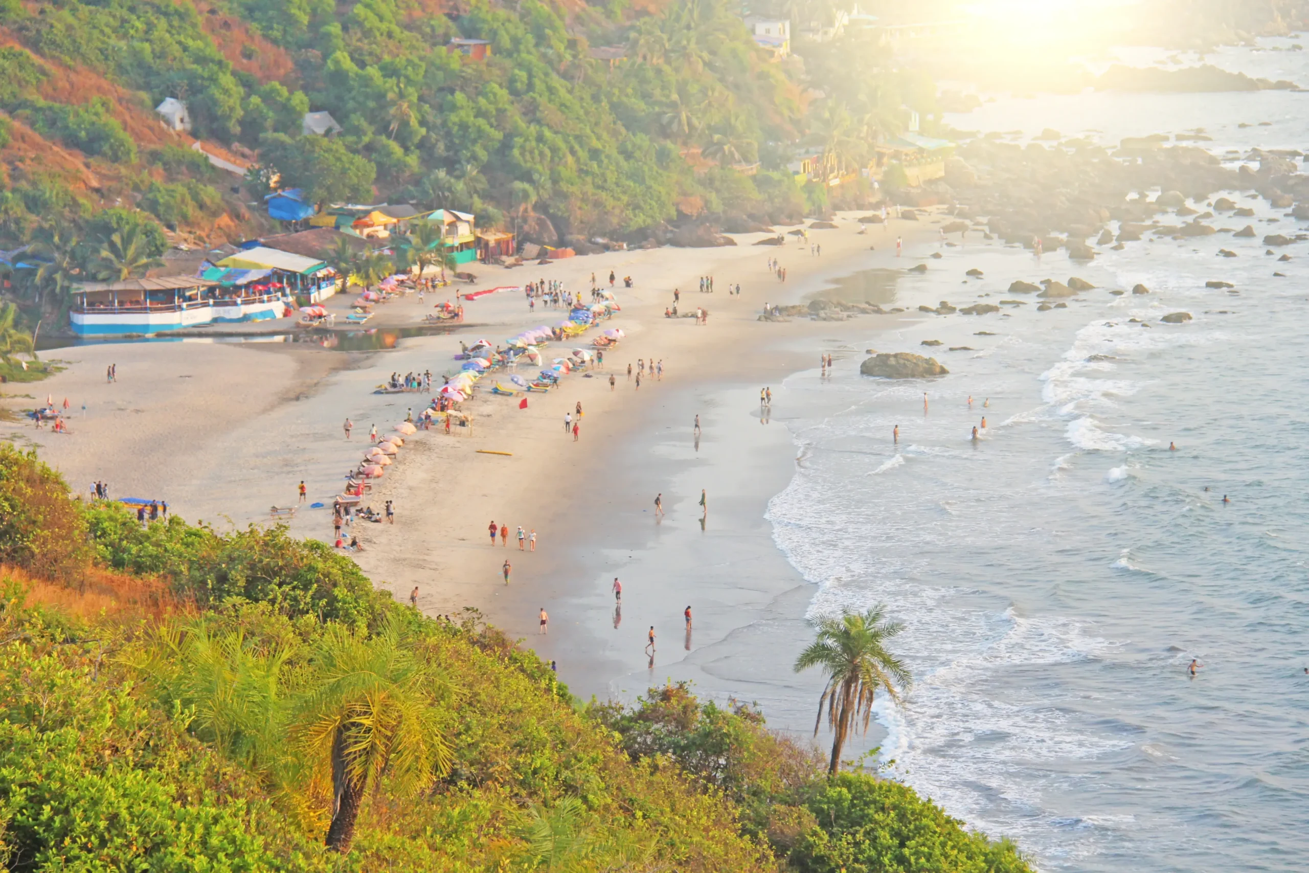 goa me ghumne ki Shandar jagah Fatrade Beach