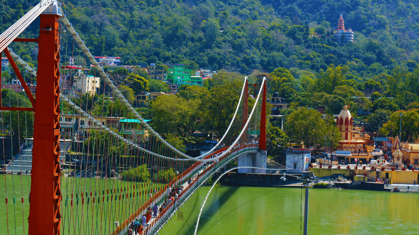 Rishikesh me ghumne ki Shandar jagah Laxman Jhula